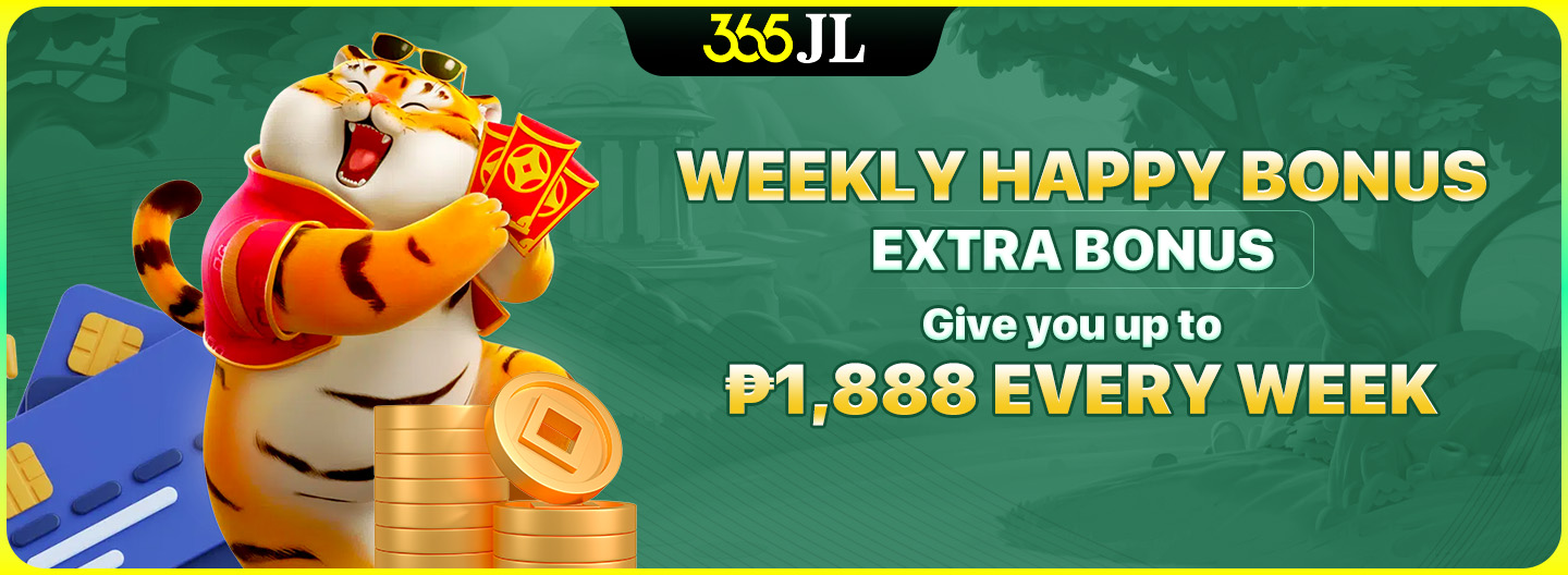 Weekly Happy Bonus promo banner